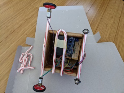 RC Gingerbread house circuit board
