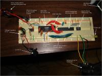 MOS6581 SID sound chip with Atmel ATmega168 circuit