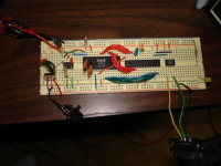 MOS6581 SID sound chip with Atmel ATmega168 circuit