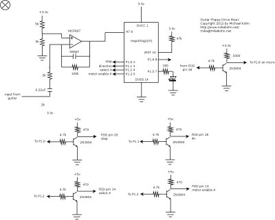 Floppy disk music schematic