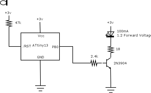 IR remote control schematic