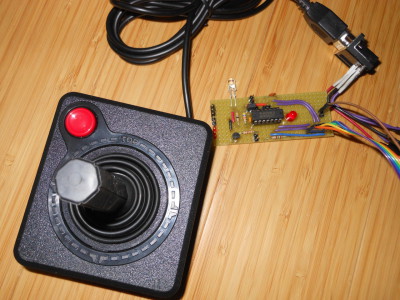 Atari 2600 joystick and remote control circuit.