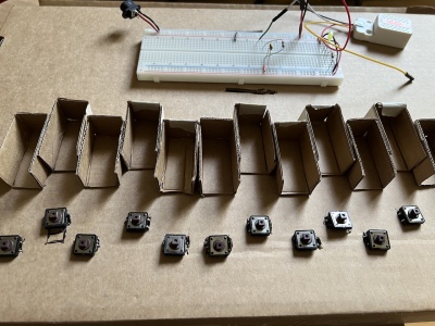 Assembling the keys