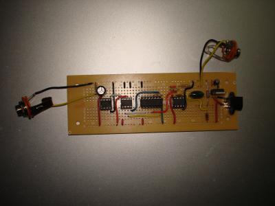 MSP430G2231 guitar processor circuit