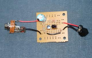 IR guitar pickup circuit