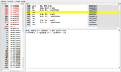 MAME debugger
