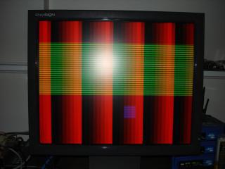 Nexys2 FPGA VGA color bars
