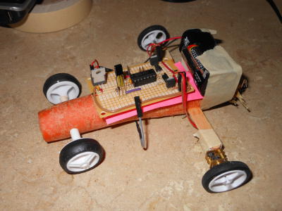 Remote controlled carrot car