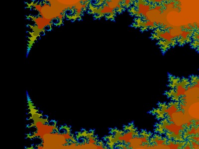 mandelbrot computed with the x86 SIMD vector unit